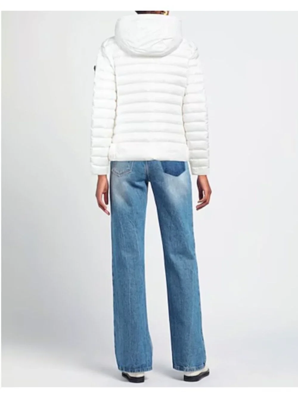NWT Peuterey Women's Bianco Polyester Quilted Down Jacket Size 40 S 1937 - Picture 8 of 16